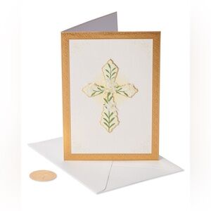 🆕Papyrus 3D Cross Sympathy Greeting Card